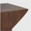 TABLE D'APPOINT GEOMETRIC MGO, COULEUR BRUN FONCÉ-1240967969