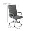 Chaise de bureau ergonomique pivotante à haut dossier - Basics by Wayfair ™-122619321-44017392