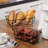 Bartell 2-Tier Rectangle Countertop Wire Basket