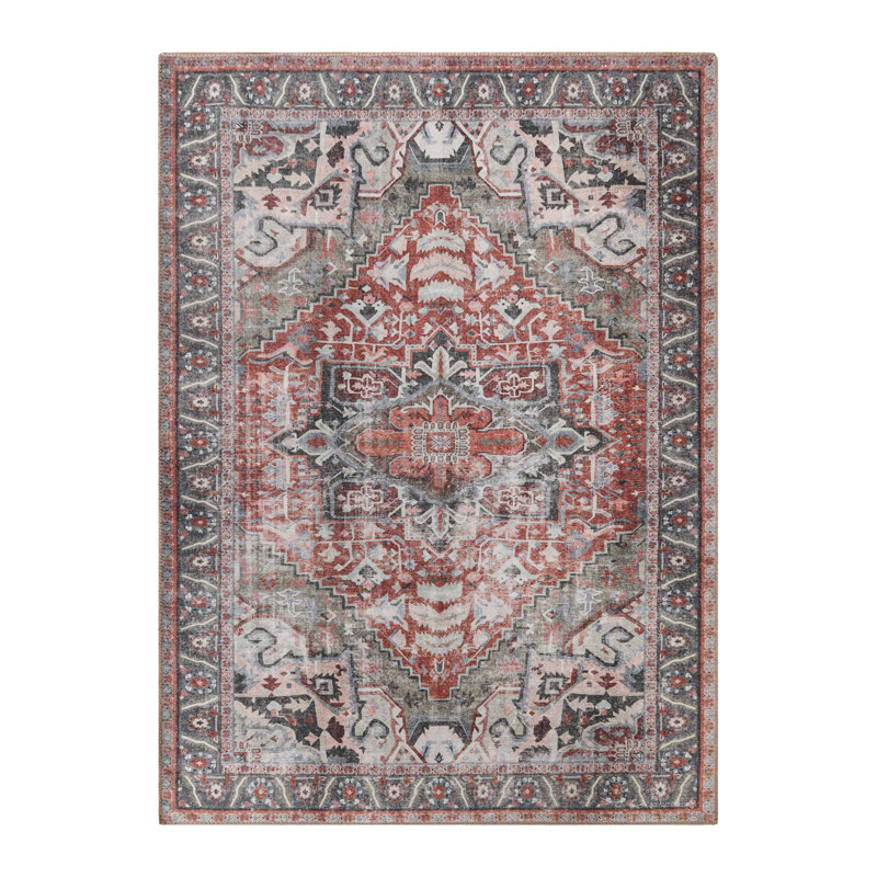 Tapis d'intérieur en polyester Choinski Mesa, Rectangle 3 pi 6 po x 5 pi 6 po