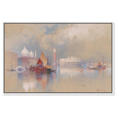 Vue de Venise, 1888, reproductions d'art sur toile par Art Remedy