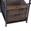 Metal Base Computer Desk with Power Outlet