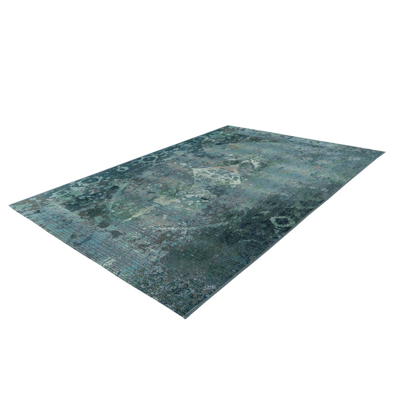 Gobelina Abstract Area Rug, Blue, Rectangle 120 x 170cm