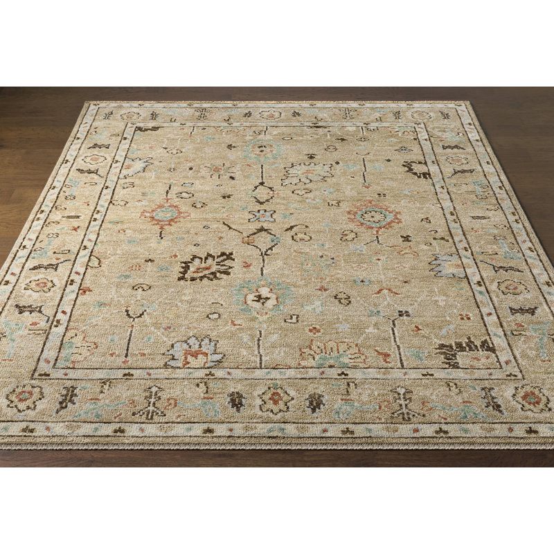 Melisha Wool Oriental Indoor Rug, Rectangle 2' x 3'