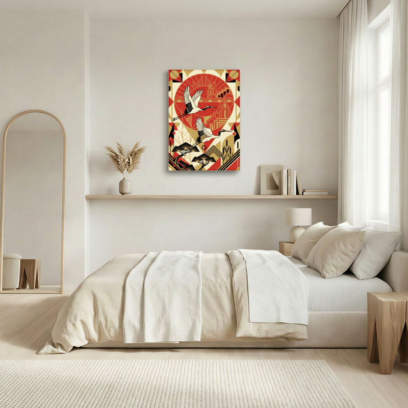 Ensemble de 1 tableau sur toile Art déco, H 24 po x l 18 po, Wrapped Canvas