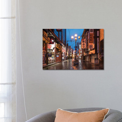 Dotonbori District, Osaka, Kansai, Japan 1 Piece Wrapped Canvas Wall Art