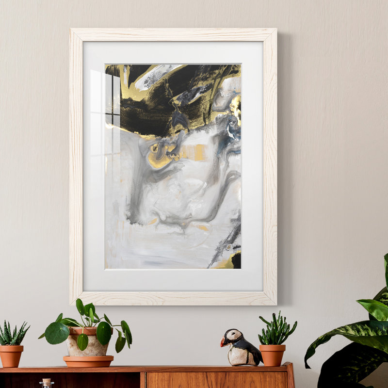 Port Of Call I - peinture encadrée, H 32 po x l 23 po x P 1 po, Blanc