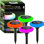 Bell+Howell Color Changing Outdoor Solar Powered Garden Disk Lights, Wireless Auto On/off Lights