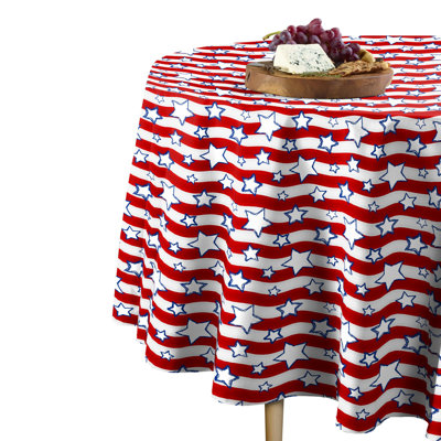 Atelier Wavy Stars Stripes Round Tablecloth