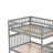 Gurchetan Twin Over Twin Bunk Bed with Built-In Stairs , Trundle Bed Included-1779106400-1779106403