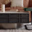 Ensemble de tables basses de style minimaliste et de niche