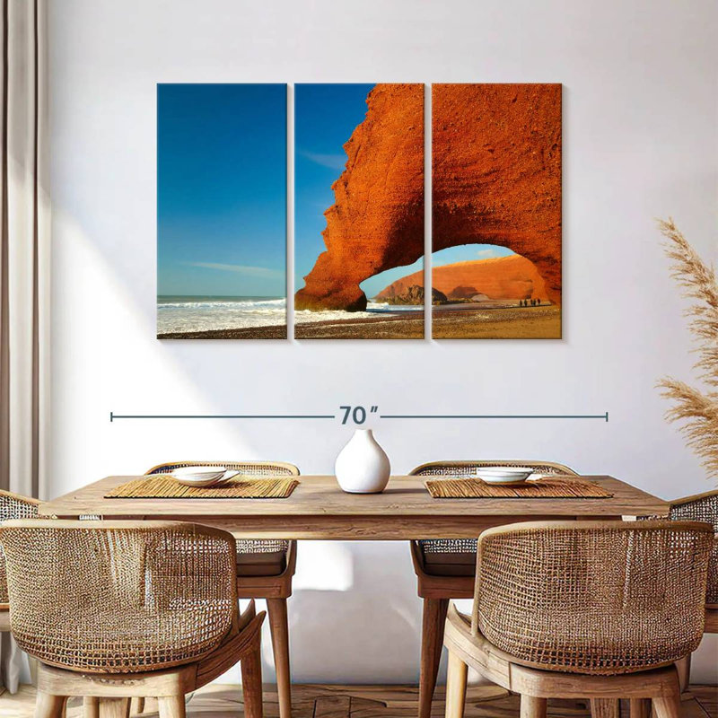 Moroccan Red Arch Gillard, 36" H x 57" W