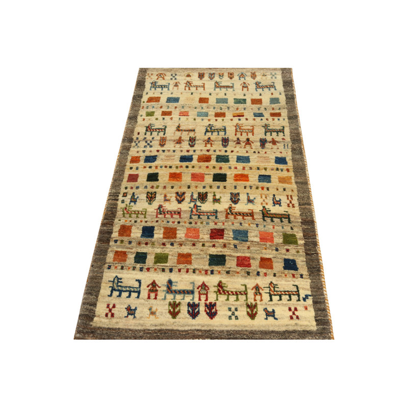 One-of-a-Kind 2'8" X 4'11" Hand Knotted Area Rug