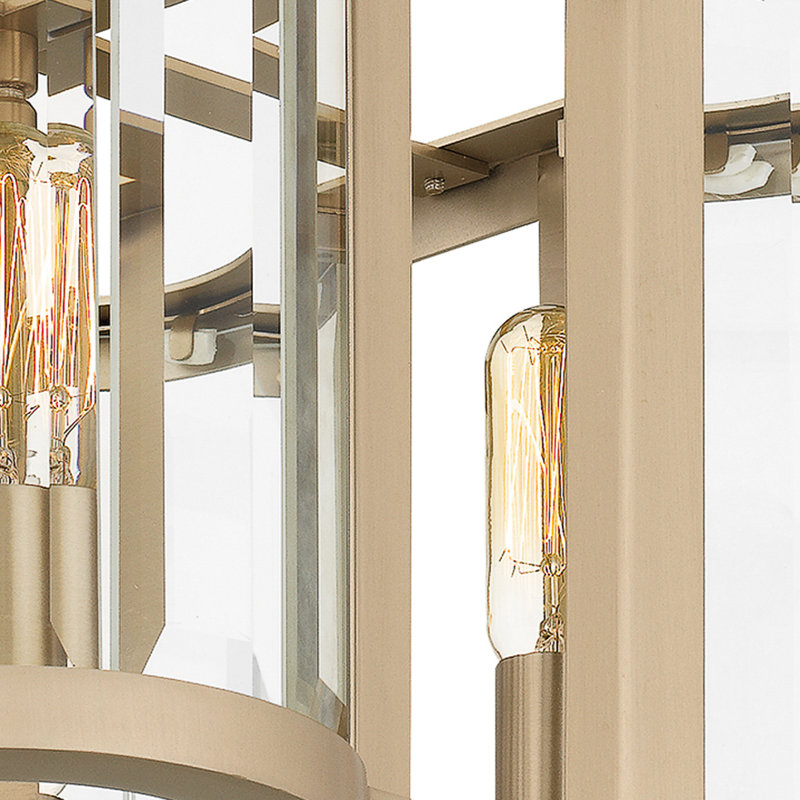 Rhealee Glass Semi Flush Mount