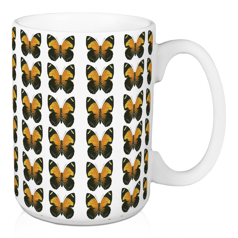 Tasse à motif papillon