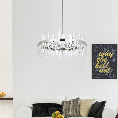 Marlow 16 - Light Dimmable Drum Chandelier
