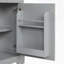 Meuble-lavabo de 20 po avec lavabo et porte à fermeture douce-1922967950