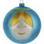 Madonna 4.1'' Glass People Ball Ornament
