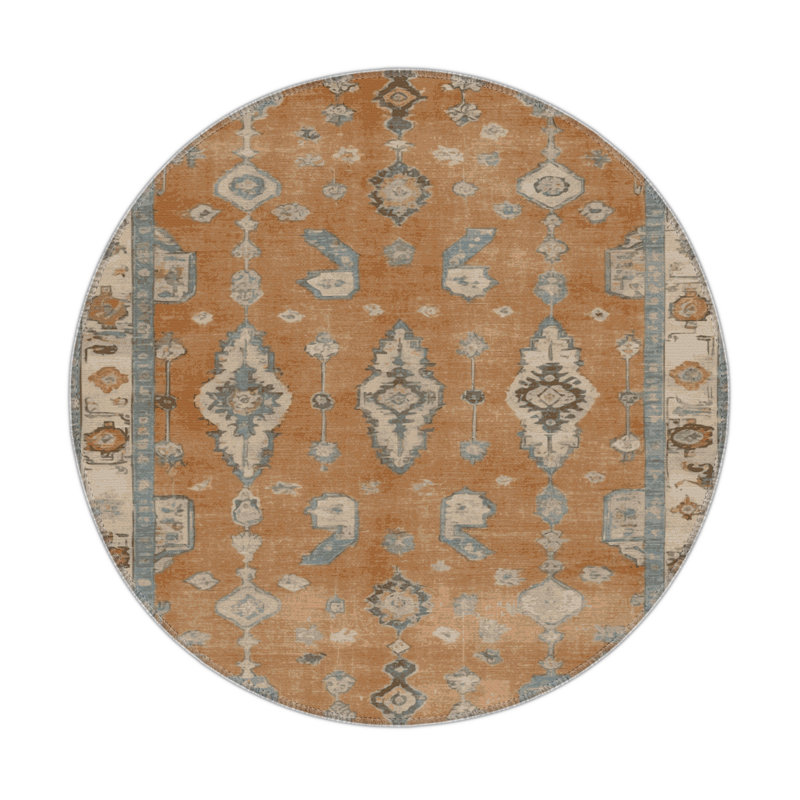 Overdyed Brown Indoor and Outdoor Area Rug, Rectangle 3' x 5'