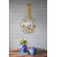 Lustre en métal de style moderne à 4 lumières, ampoule suspendue non incluse