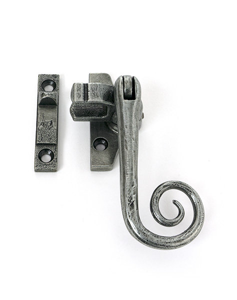 Monkeytail Night-Vent Locking Fastener (Steel Window), Pewter Patina