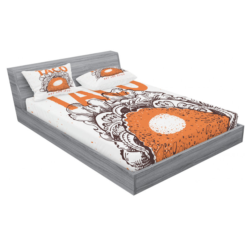 Microfiber Sheet Set, Full Sheet Set with Fitted Sheet
