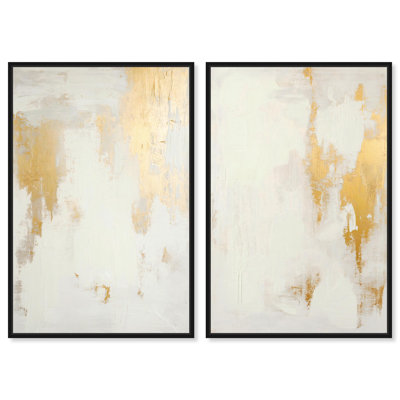 "Tranquility pair", ensemble de 2 reproductions d'art sur toile par 