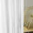 Jacquard Striped Design Rod Pocket Sheer Curtains (Set of 2)-1298866071-1298866067