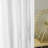 Jacquard Striped Design Rod Pocket Sheer Curtains (Set of 2)-1298866088-1298866067