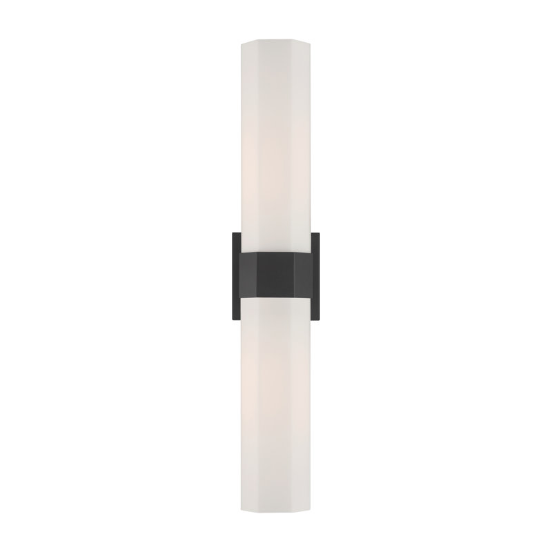 Delgada 24" 2-Light Bath Bar, Black
