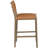 Andie Vegan Leather Upholstered Counter Stool-980598735-980598729