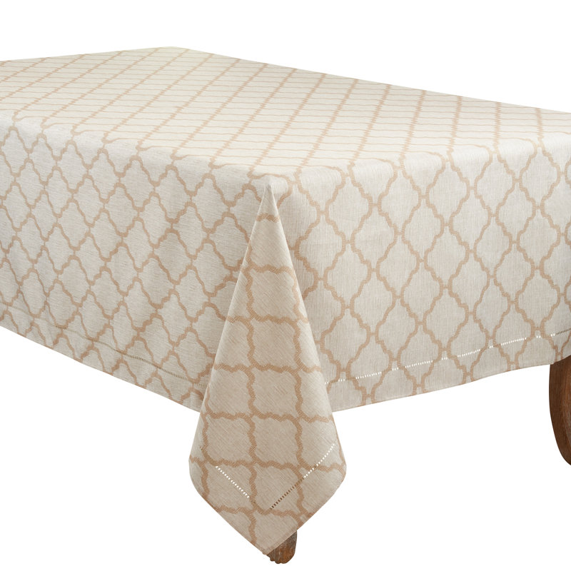 Tablecloth, 104" x 65", Taupe