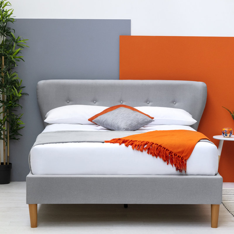 Johnny Upholstered Bed, Kingsize (5'), No Mattress