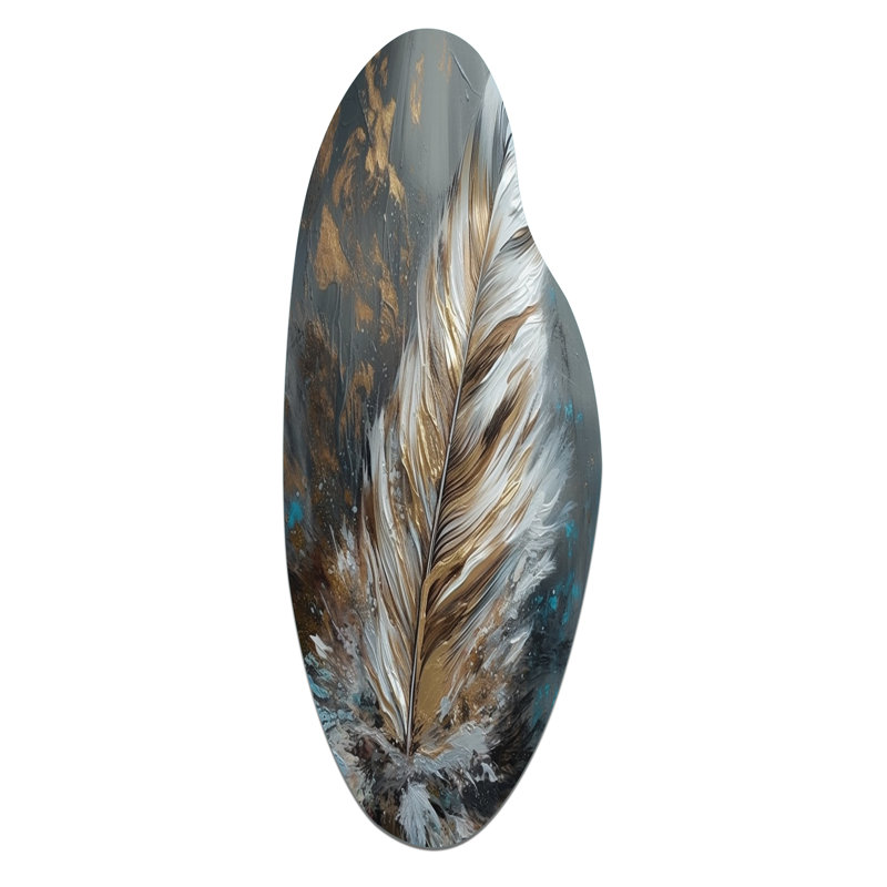 Gustavus - Glam Feather, H 38 po x l 15 po