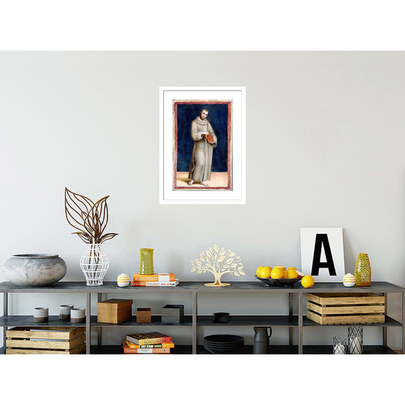 Saint François d'Assise par Raphaël - Impression sur toile, H 29,5 po x l 21,6 po