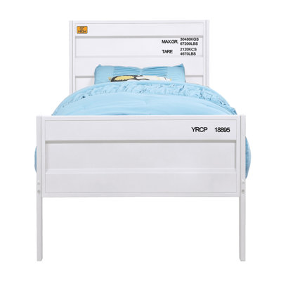 Lit plateforme blanc