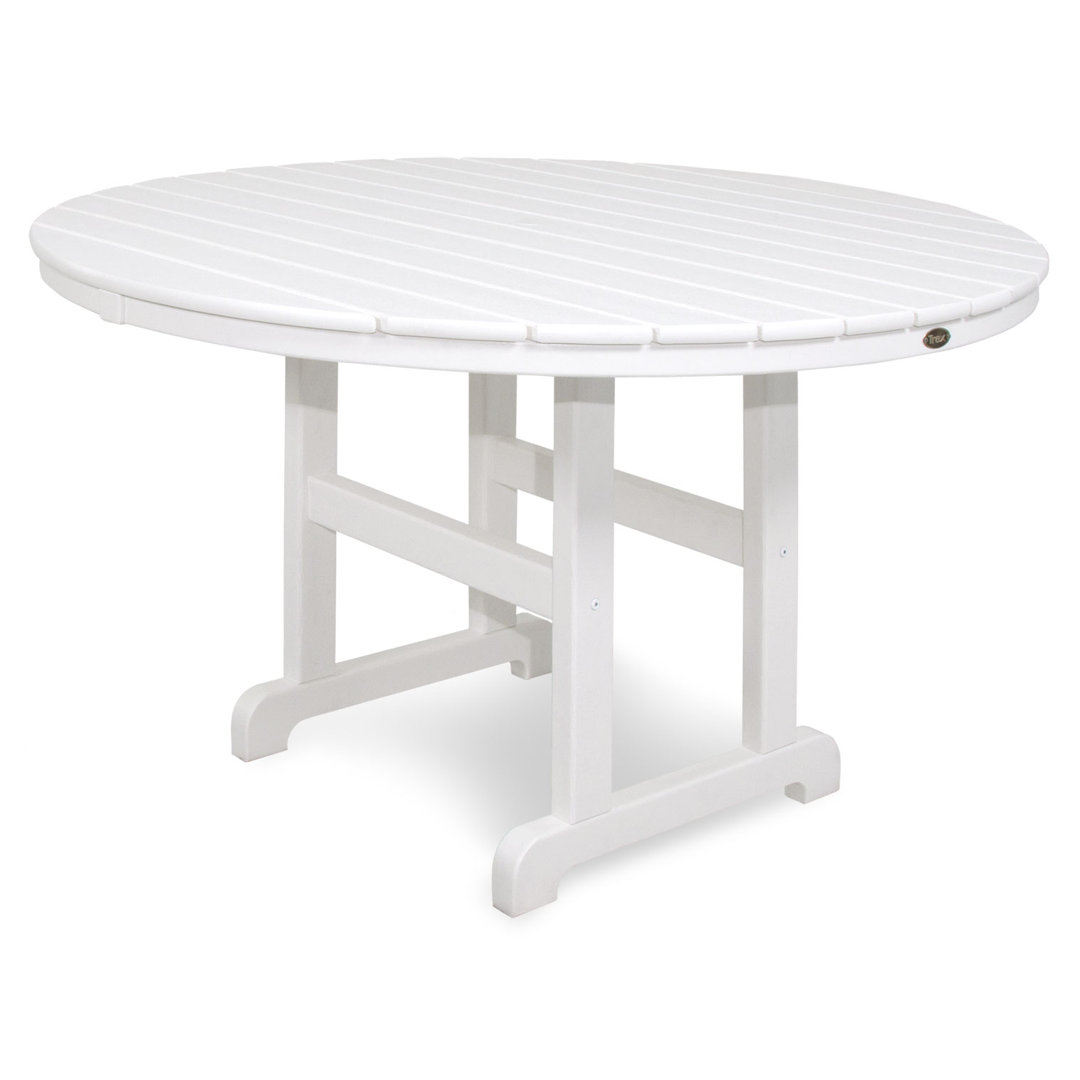 POLYWOOD Monterey Bay Round Dining Table Trex Outdoor 