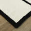 Tapis blanc à motif abstrait Arline-873962288