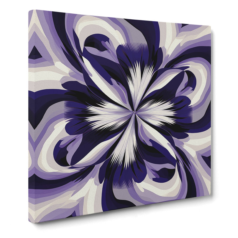 Iris Flower Op Art - Print