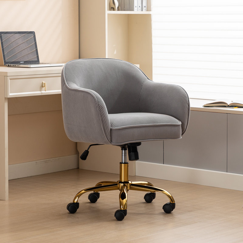 Chaise de bureau Dinorah, Gris
