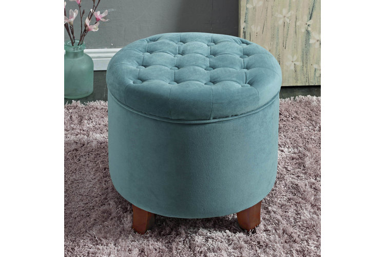 Sena 19" Wide Tufted Storage Ottoman