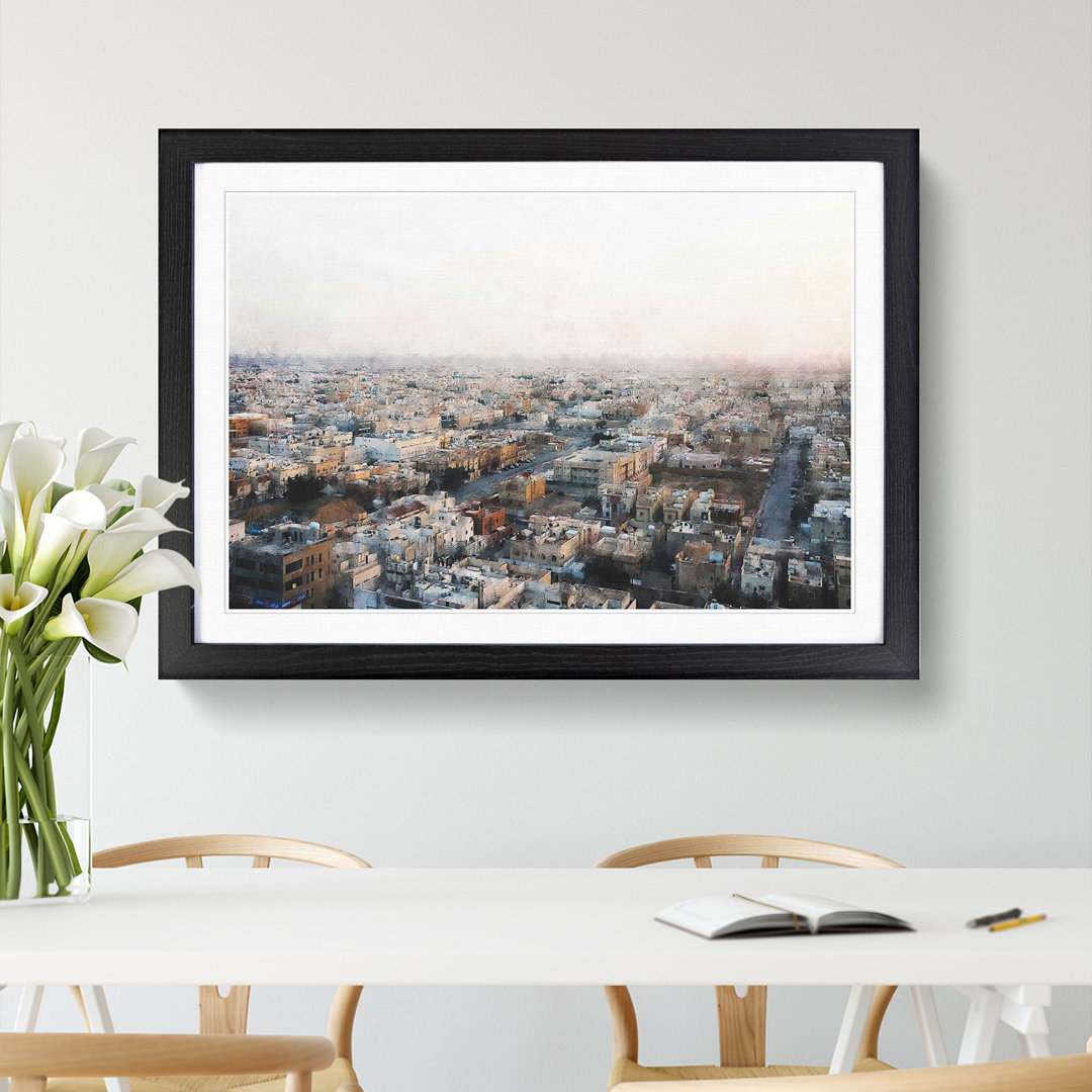 Riyadh Skyline in Saudi Arabia - Picture Frame Painting