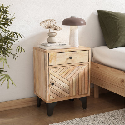 Table de chevet en bois massif