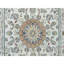 4'7"x6'8" Powder White Nain Medallion Flower Design 250 KPSI Pure Wool Hand Knotted Rug 4BFFE38981EF4BA9AB2F40FA3C4456CD