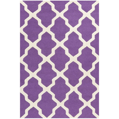 Darbonne Geometric Wool Hand Woven Area Rug
