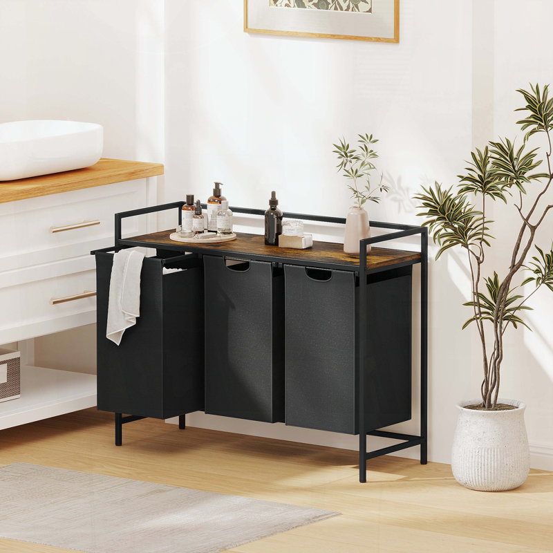 Linen Cabinet, L 28,35 po - noir