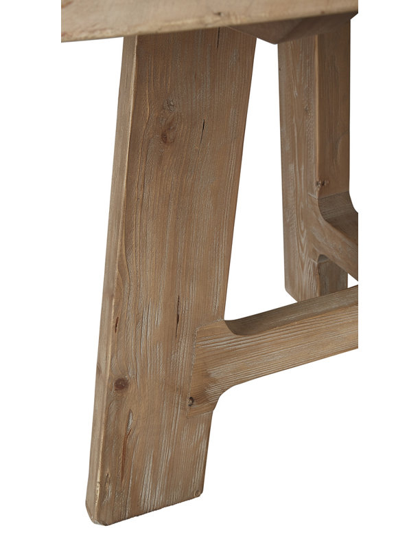 Almut Pine Round Solid Wood Dining Table