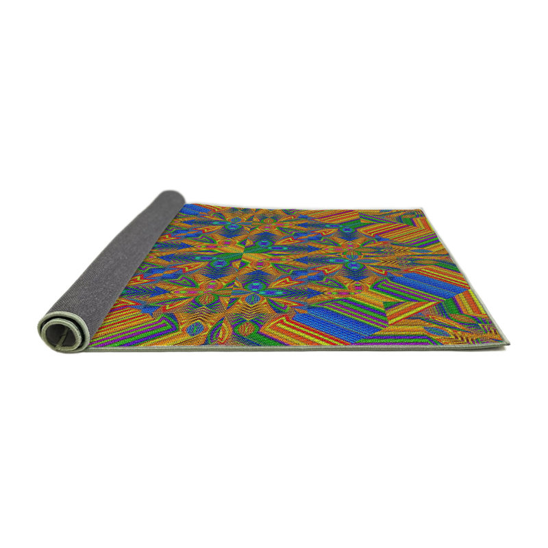 Abstract Indoor Rug, Round 3'