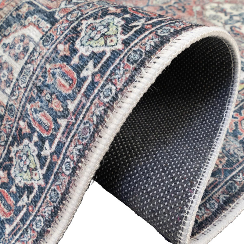 Tapis rouge antidérapant sur mesure, Tapis de couloir 2 pi 2 po x 14 pi