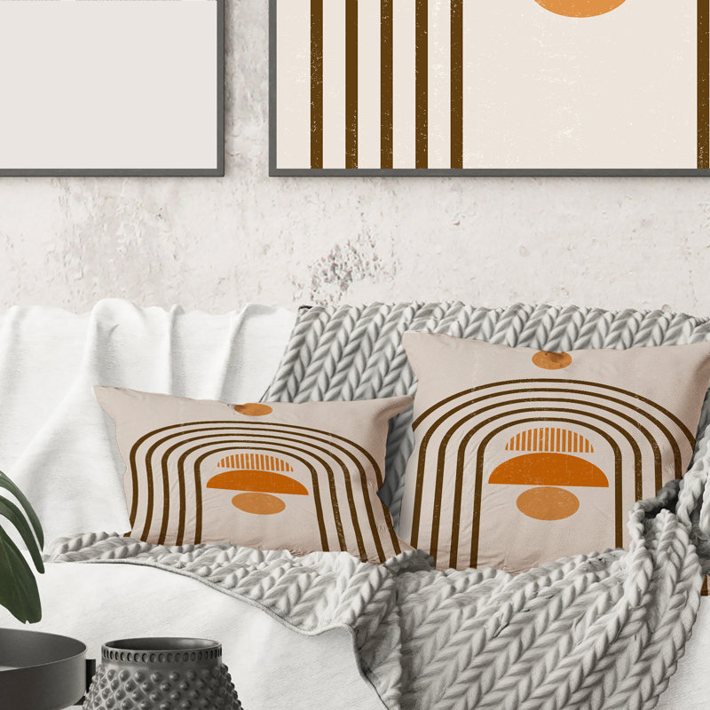 Housse de coussin rectangulaire et insert Sun and Moon